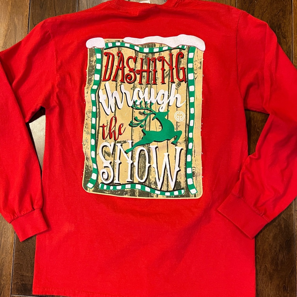 Girlie girl Christmas tee